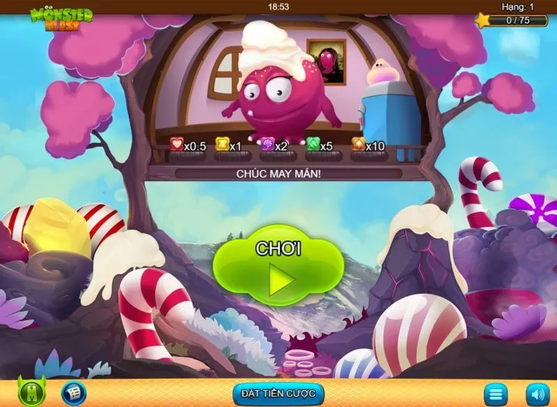 Monster Blast – Trải nghiệm cuộc phiêu lưu cùng quái vật