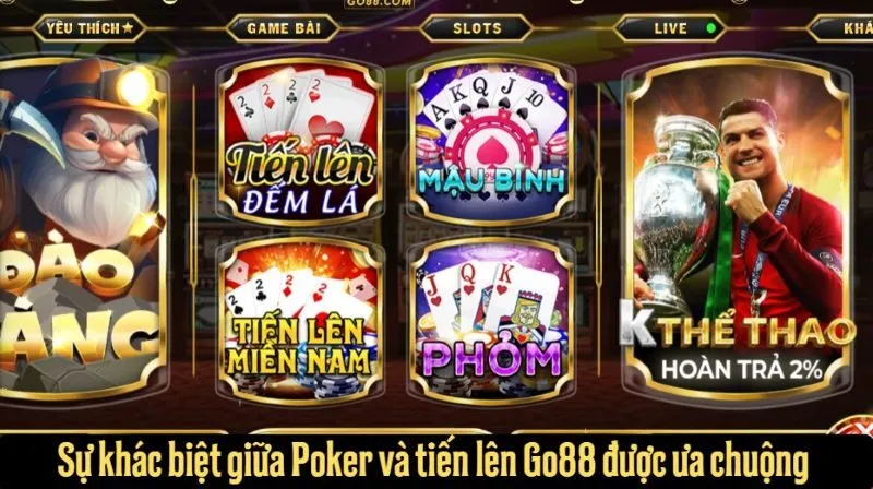 Poker và tiến lên khác nhau thế nào? Game nào dễ thắng hơn? 